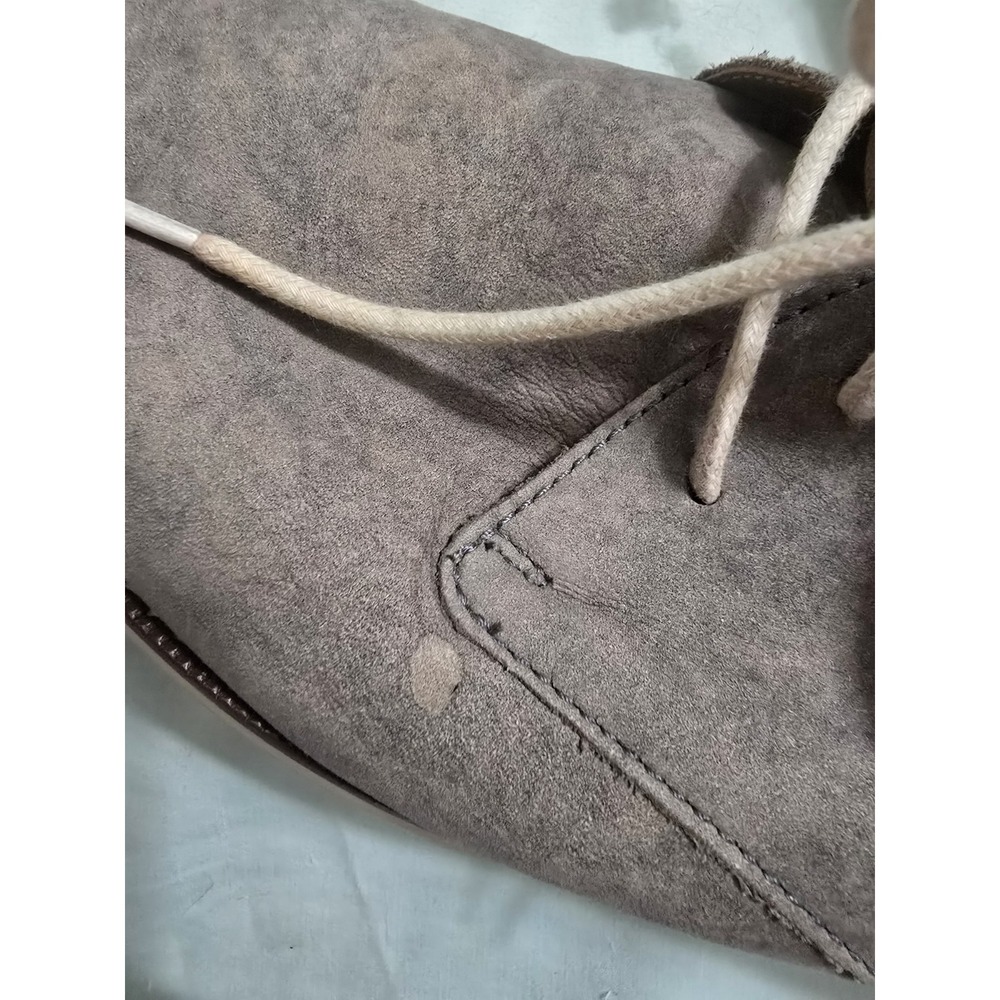 Cole Haan Grey Wash Distressed Leather Chukka Boots Size 12M - Picture 6 of 7